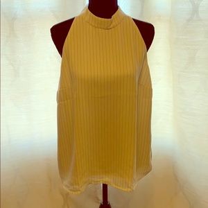 New Ann Taylor Sleeveless high neck blouse